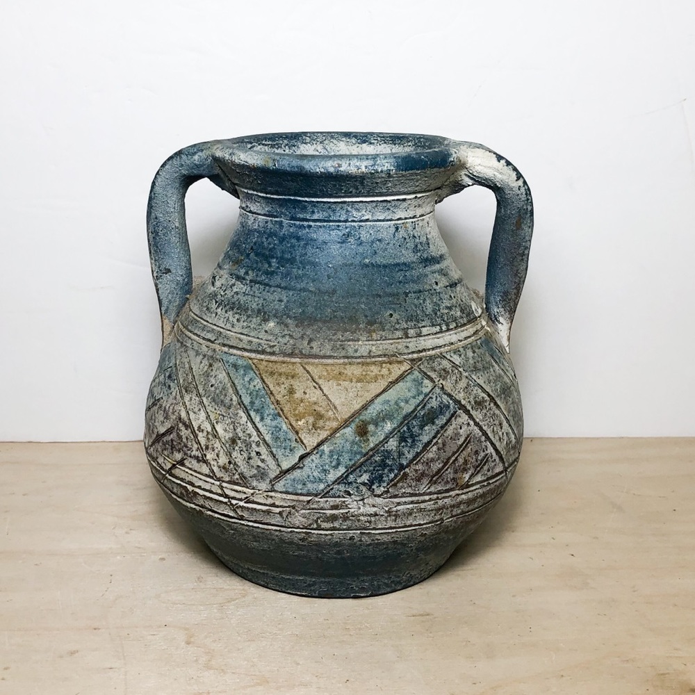 Rustic jug vase pottery